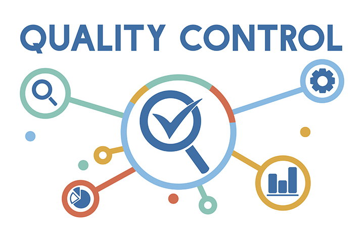 Elemento indicando controle de qualidade ISO 27001
